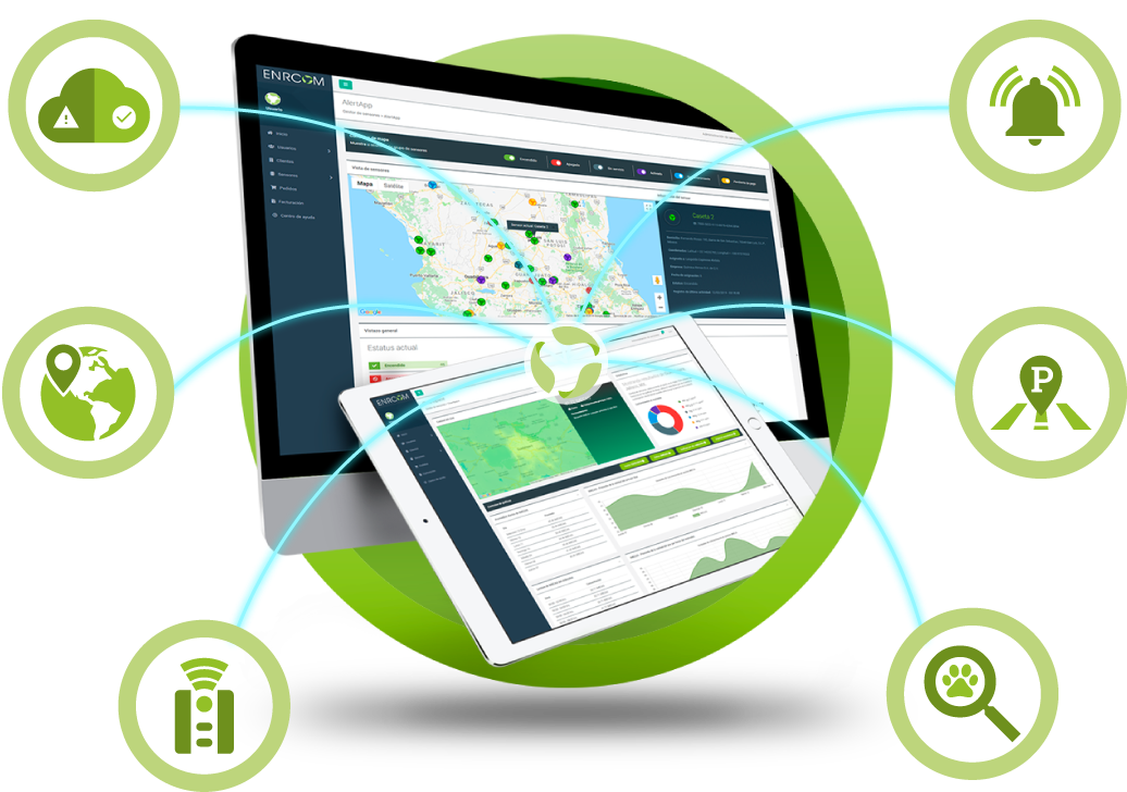 Smart sensors de Enrcom para empresas, instituciones públicas y de uso personal